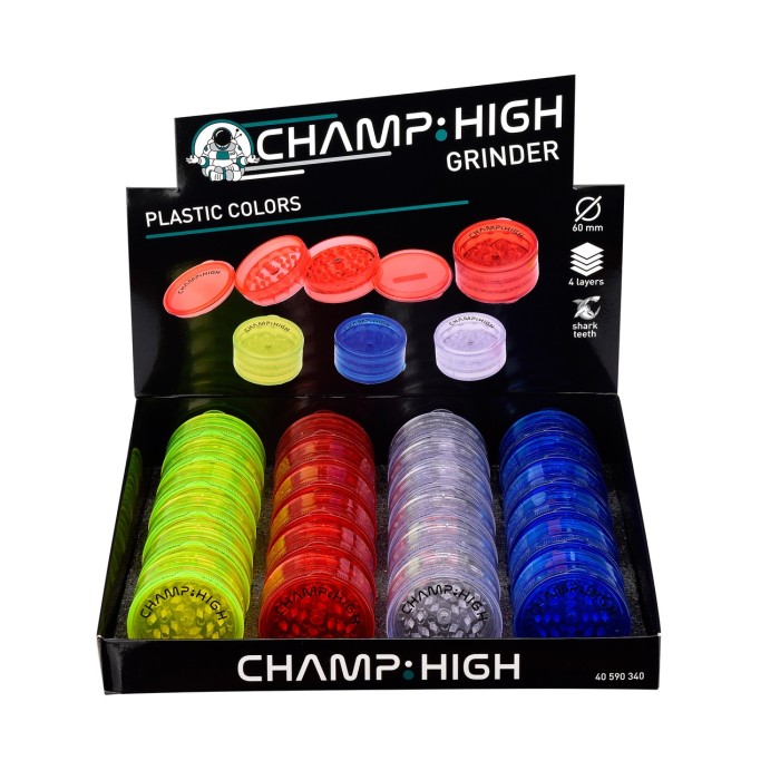 Champ High Plastic Grinder 4 Parts 60mm